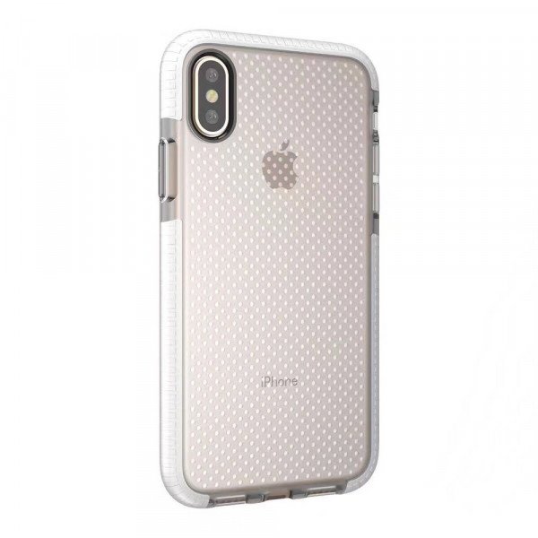 Wholesale iPhone Xr 6.1in Mesh Hybrid Case (White)